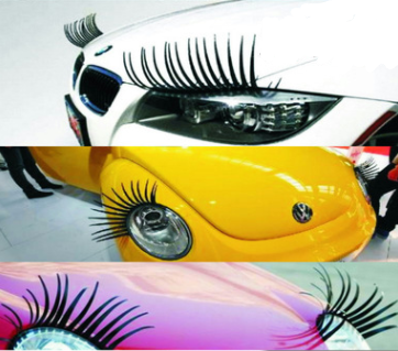 Headlight Eyelash Sticker Car Eyelashes False Electric Eye
