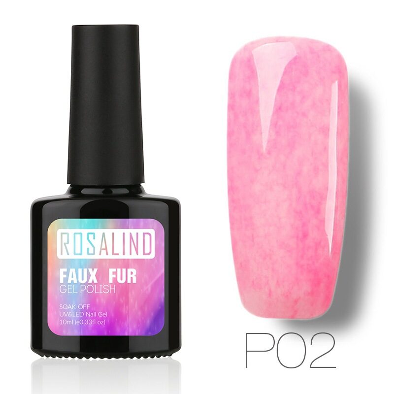 Nail rubber fur polish