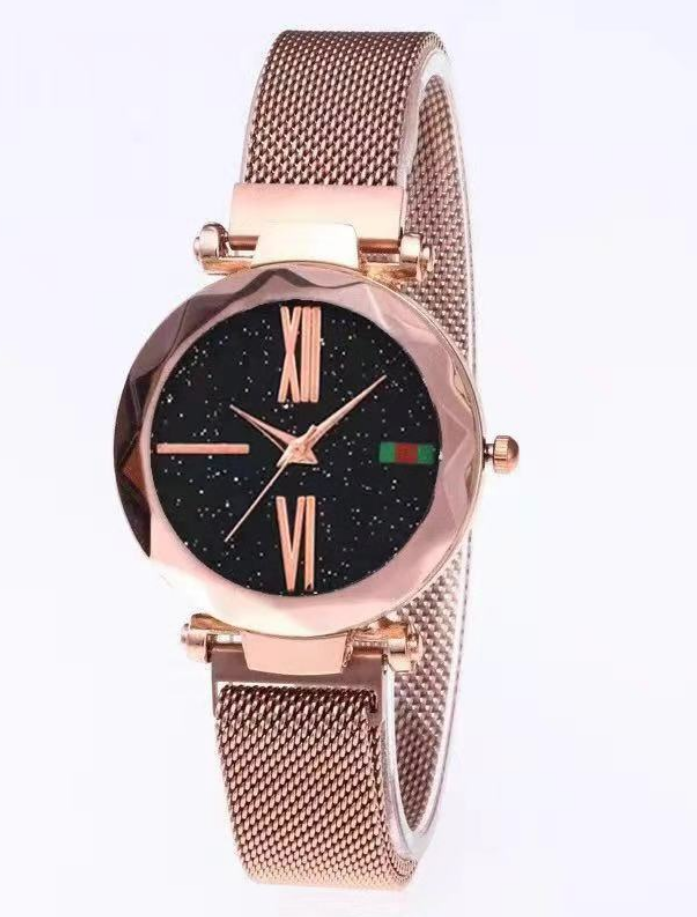 Starry Sky Women's Watch With Magnet Mesh