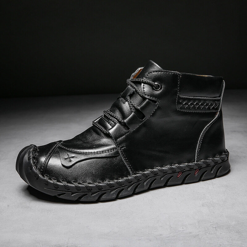 Leather shoes men casual