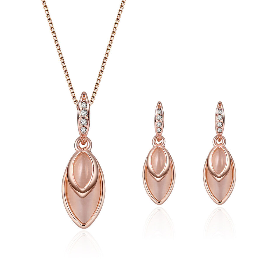 Gem Jewelry Set European And American Accessories Bridal