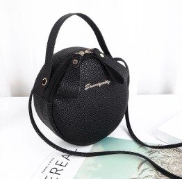 Circular Design Fashion Women Shoulder Bag Leather Women's