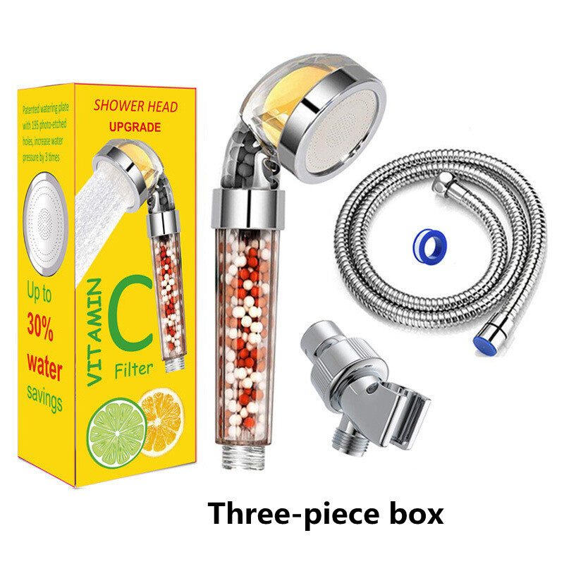 Bathroom Aroma Shower Head Vitamin C Lemon Scent