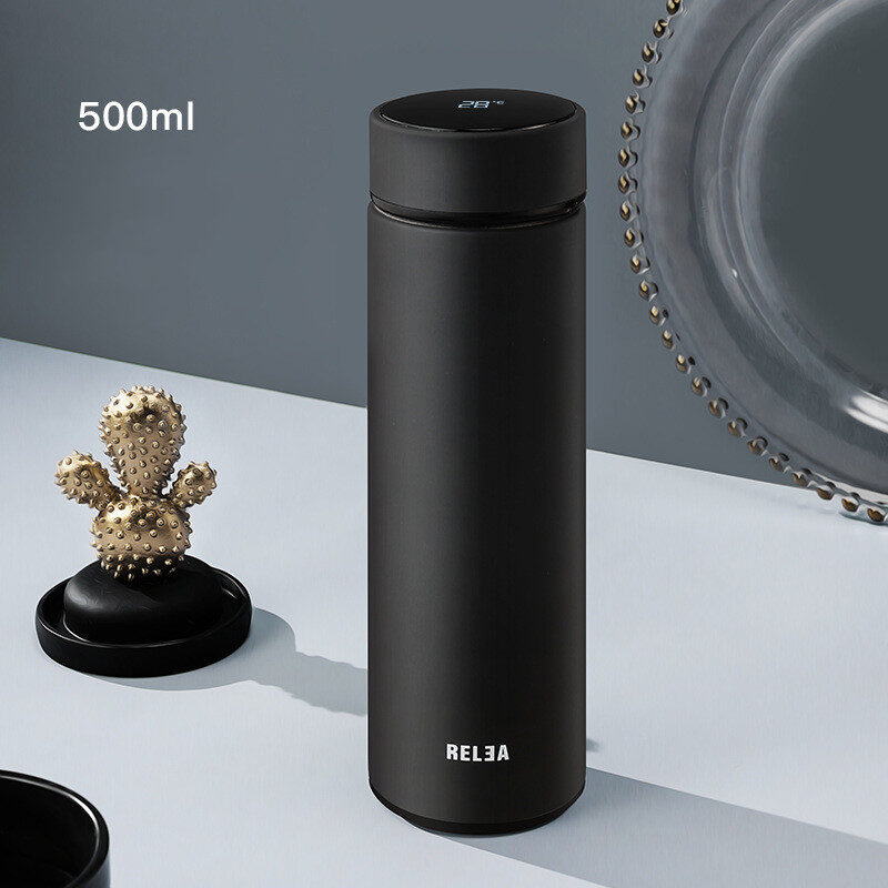 Intelligent Digita LCD Temperature Display Insulation Water Bottle