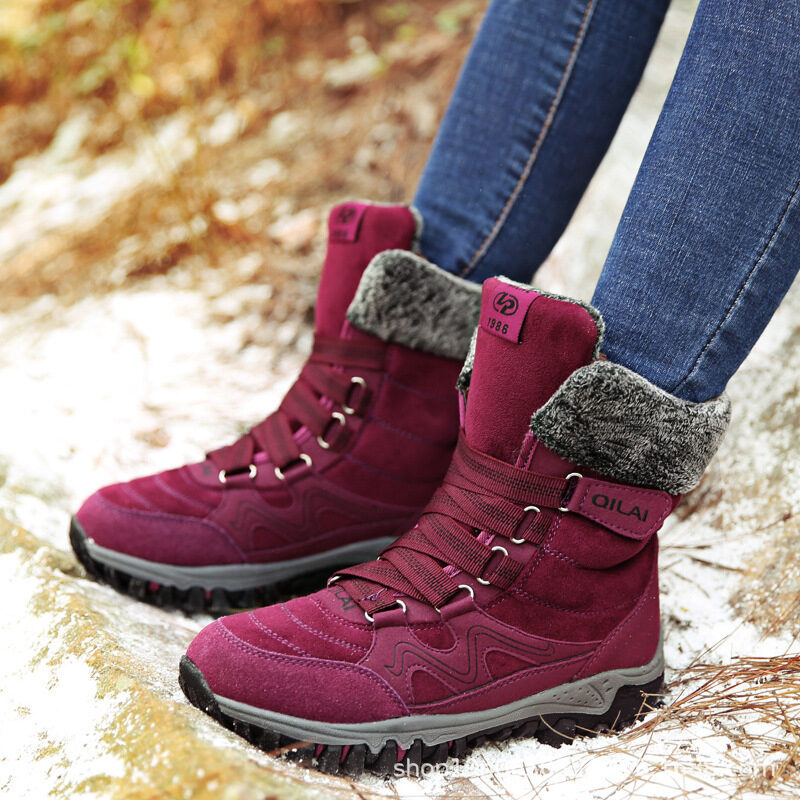 Women Ankle Boots Winter Shoes Woman Snow Mother