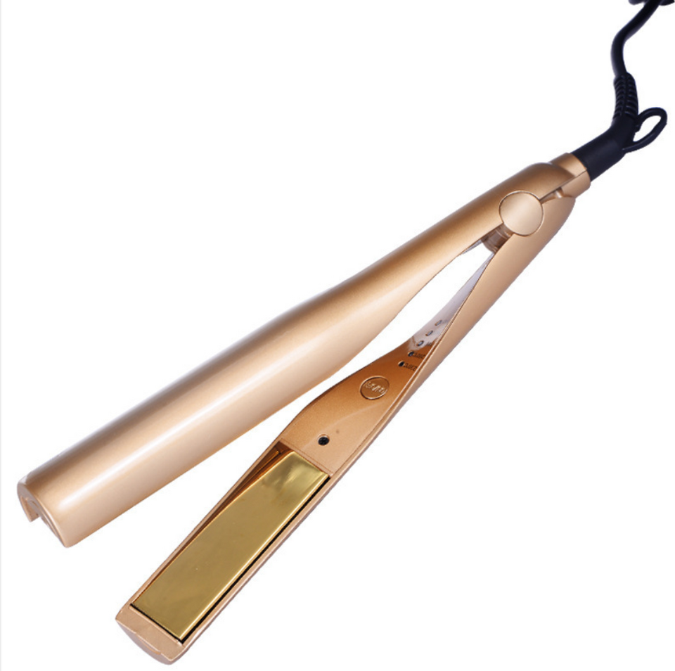 Curly hair care straight long dry