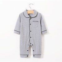 Baby pajamas solid color onesies kids clothes