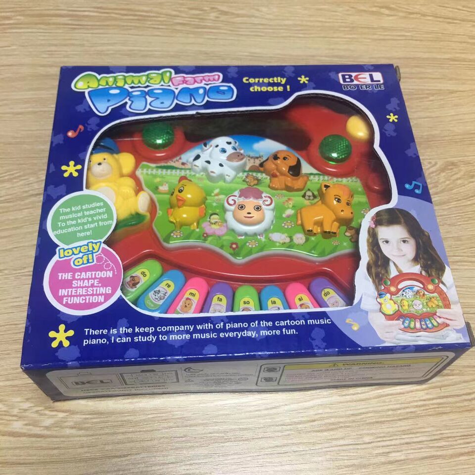 Educational Toys Farm Animal Keyboard Musical Instrument Child