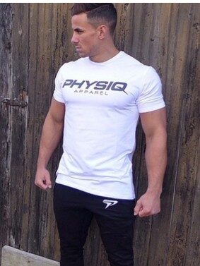 Summer Men's Sports Leisure Running Exercise Cotton T-shirt