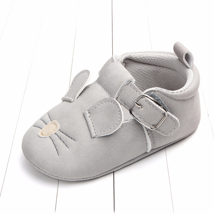 Spring and autumn cartoon animal baby shoes matte
