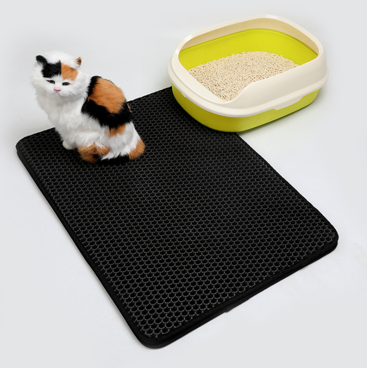 Pet Cat Litter Mat Supplies EVA Double