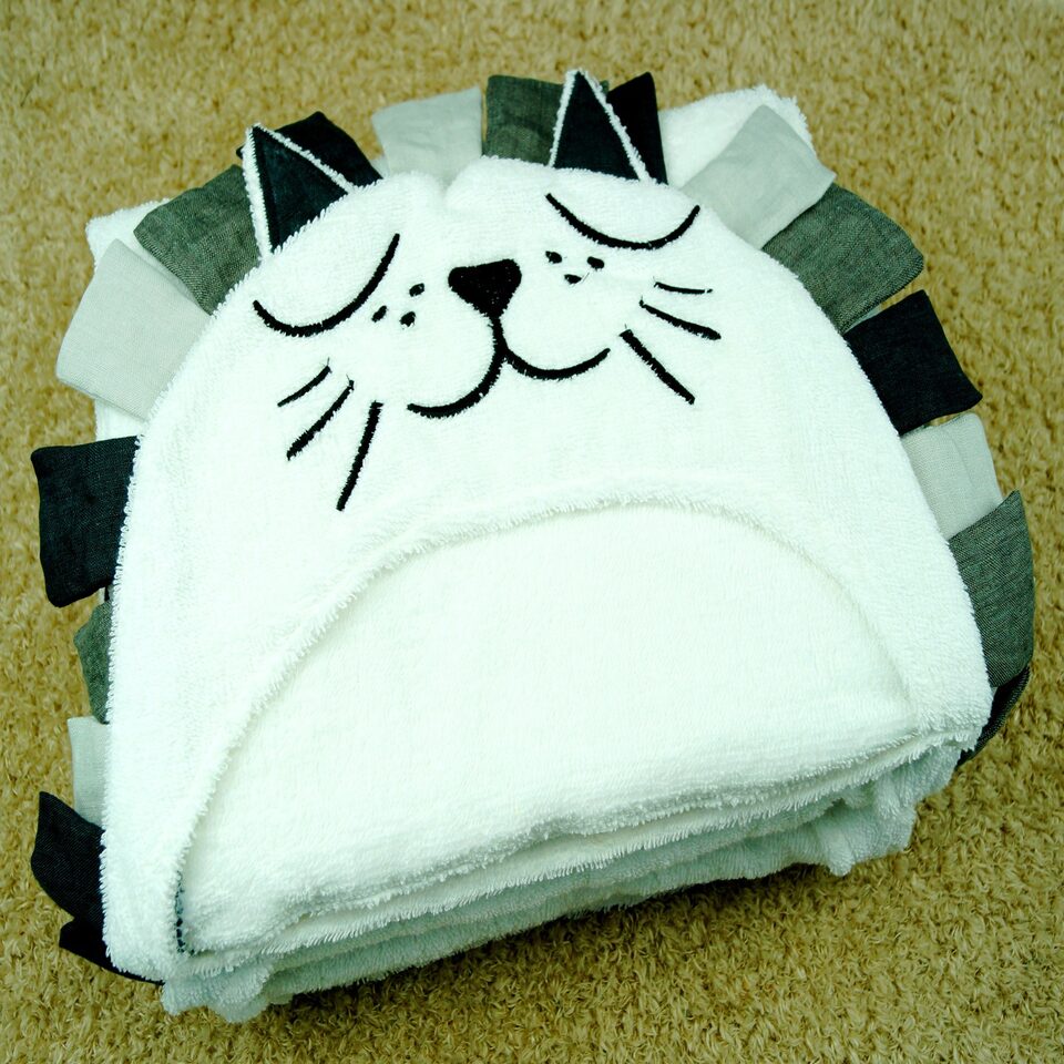 New Baby Boys Girls Lion Cat Shape Bath