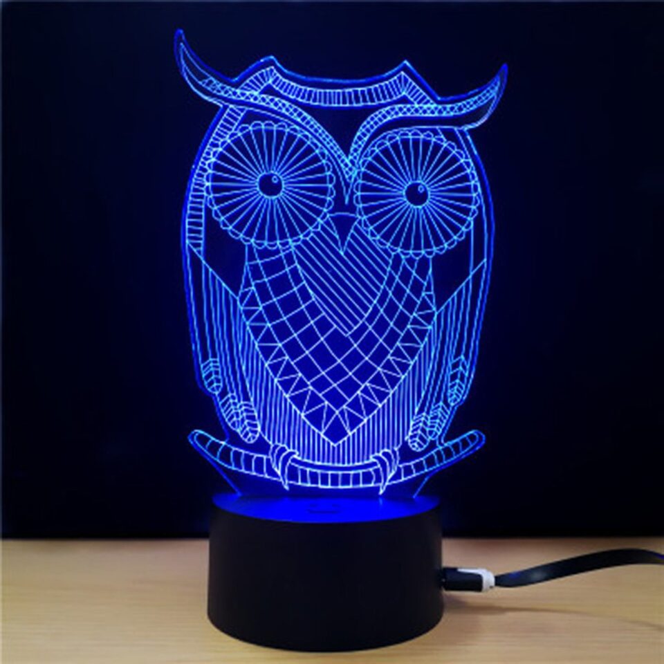 Visual stereo light LED colorful night Valentine's Day