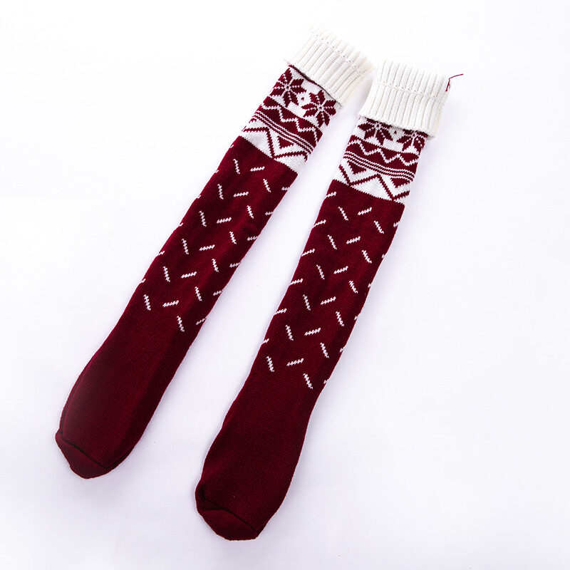 Christmas Stockings Pile Woolen Socks