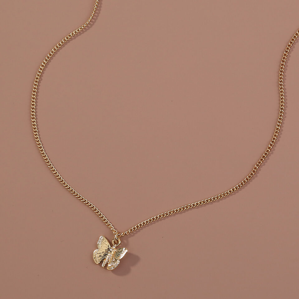 European and American net red necklaces hot-selling gold