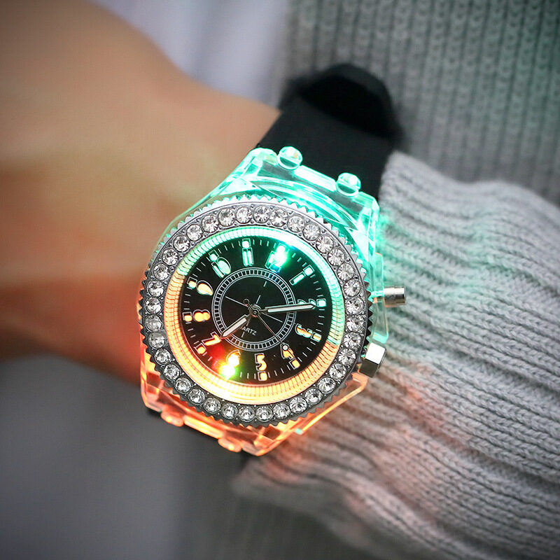 Led Harajuku silicone creative fashion trend male