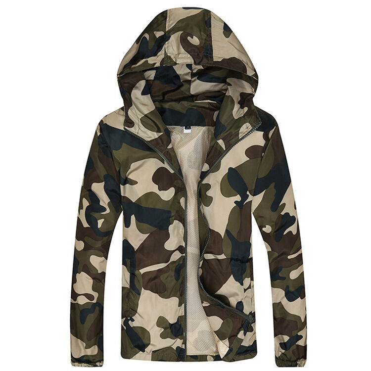 Men's Slim Camouflage Jacket Fashion Clothes