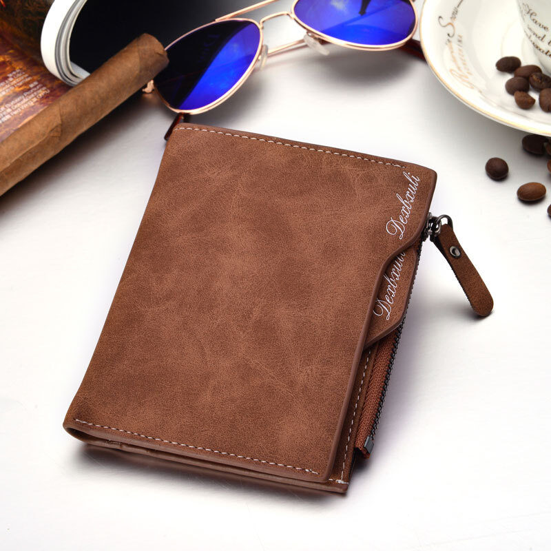 New men's short multifunctional Wallet Card Vintage multi