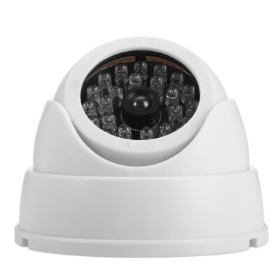 Realistic Dummy Surveillance Security Fisheye Camera with Flashing