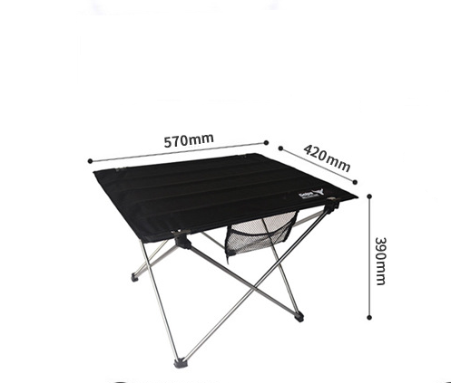 Outdoor camping small folding table aviation light aluminum