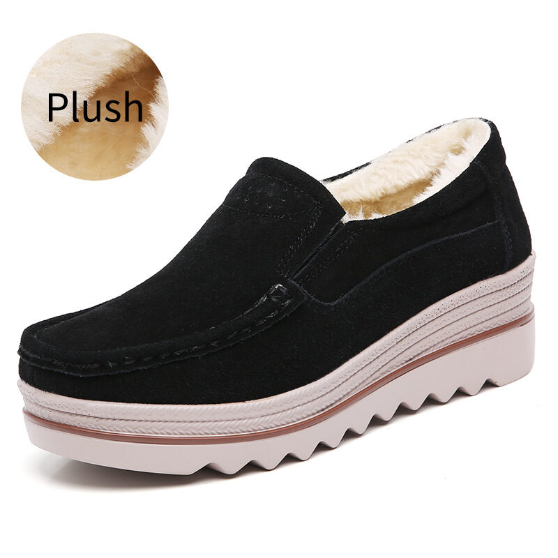 Fashion platform rocking shoes women's single mom casual
