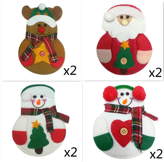 Christmas Little Snowman and knives forks