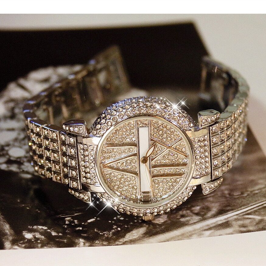 Luxury Diamond Women Watches Fashion Brand Stainless Steel