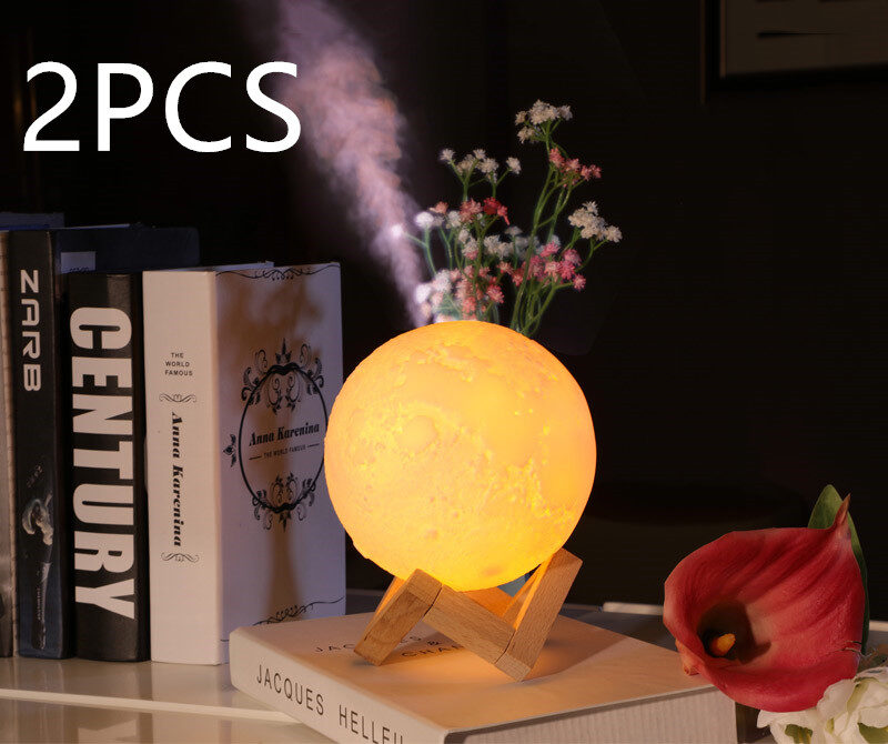Creative night light moon air humidifier