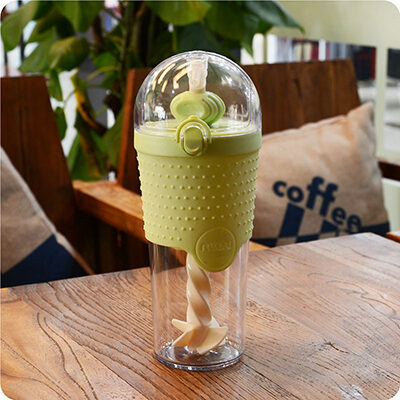 500ML Kids Plastic Water bottles Protein Shaker Blender