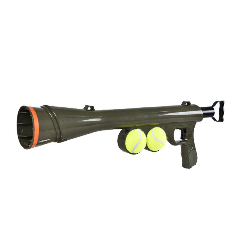 Tennis shooting gun to send pets
