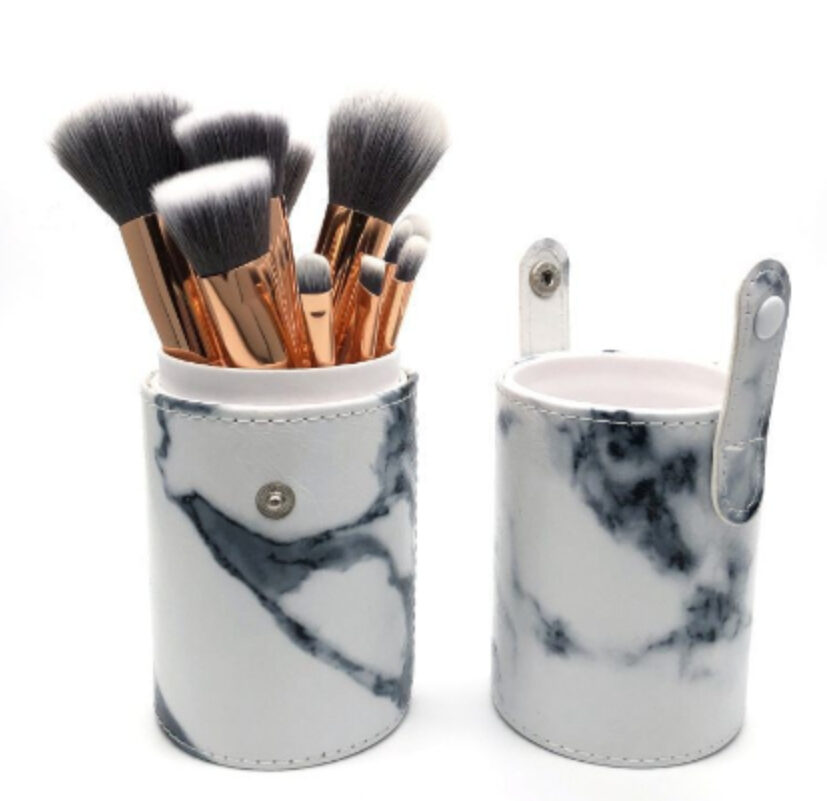 marble pattern makeup brush 10 big small beauty