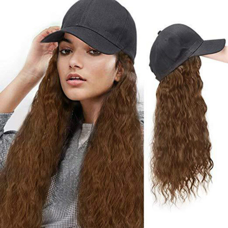 Wig female long curly hair water ripple