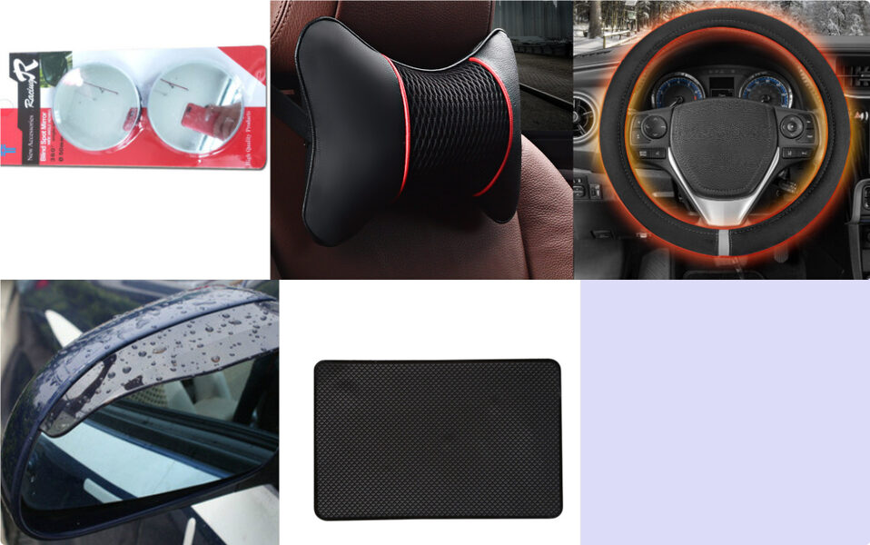 Car headrest neck pillow