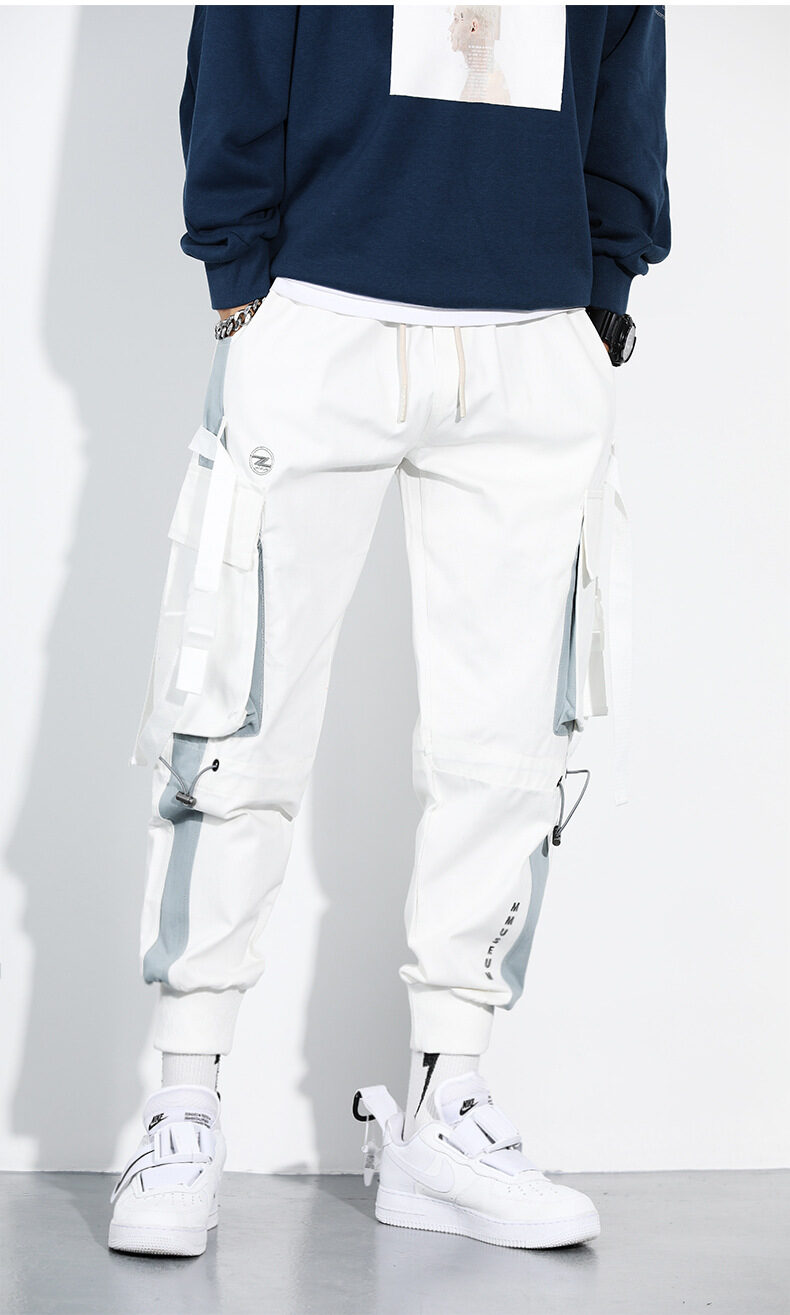 Harem beam pants men casual