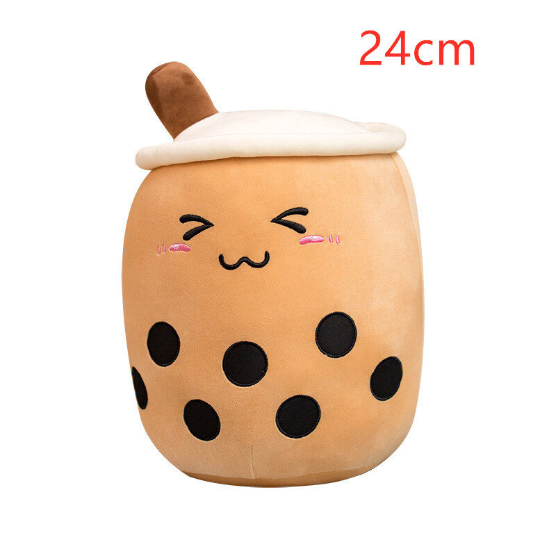 Cute Fruit Drink Plush Stuffed Soft Strawberry Milk
