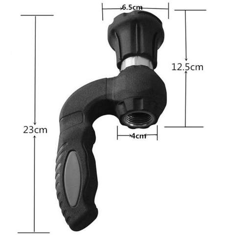 Mighty Power Hose Blaster Nozzle Lawn Garden Car