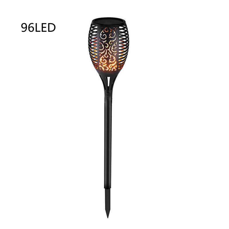 LED Waterproof Solar Torch Light Lamp Outdoor Landscape