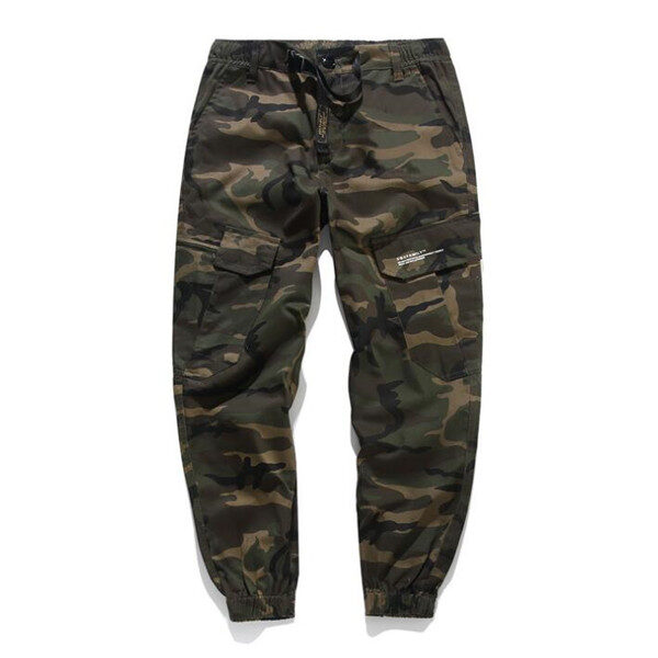 Men Fashion Streetwear Pants Mens Jogger Camo Harem
