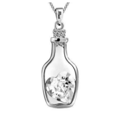 Wine bottle decoration wishing necklace love drifting clavicle