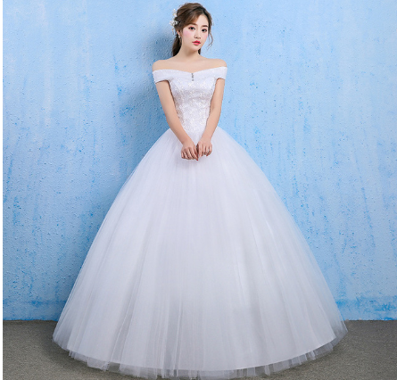 Wedding dress new bride married Korean style Qi