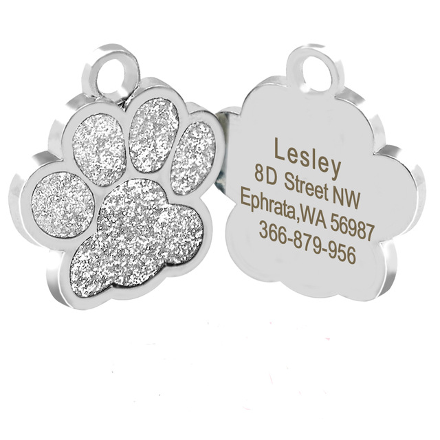 Personalized Dog Tags Engraved Cat Puppy Pet ID