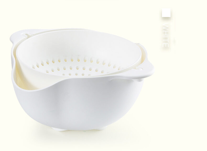 Double thickening drain basket washing kitchen basin creative