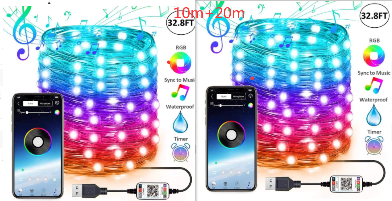 Christmas Tree Decoration Lights LED String
