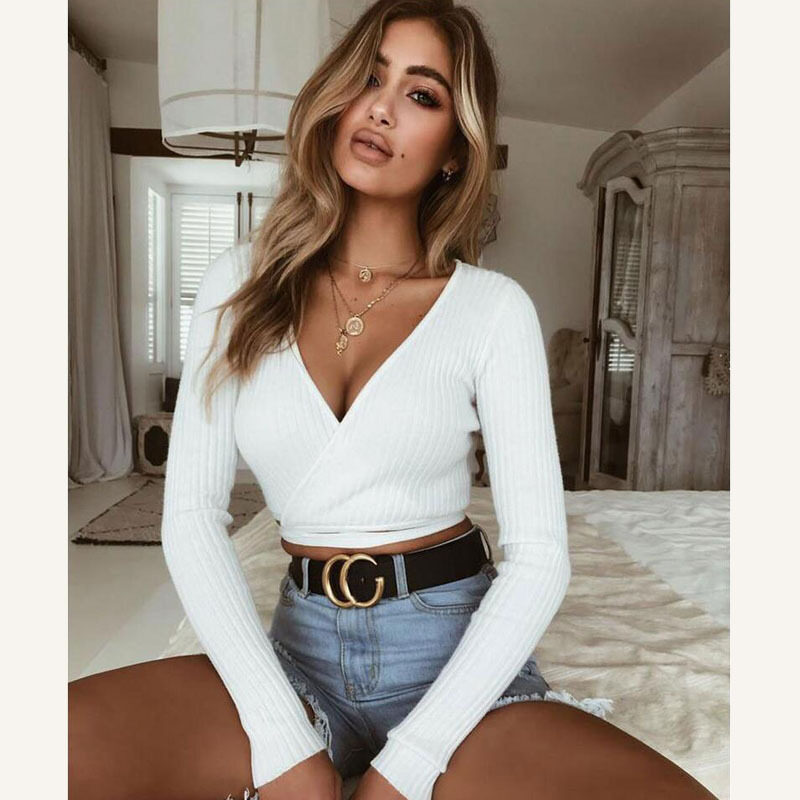 Sexy Women Ladies Summer Slim Crop Tops Long