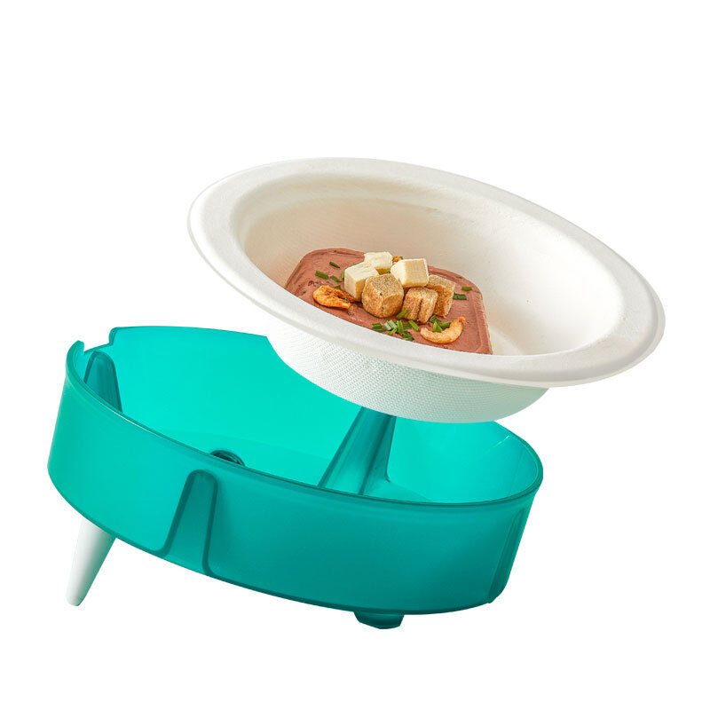 Cat Disposable Food Bowl Replaceable Portable Dog Feeders