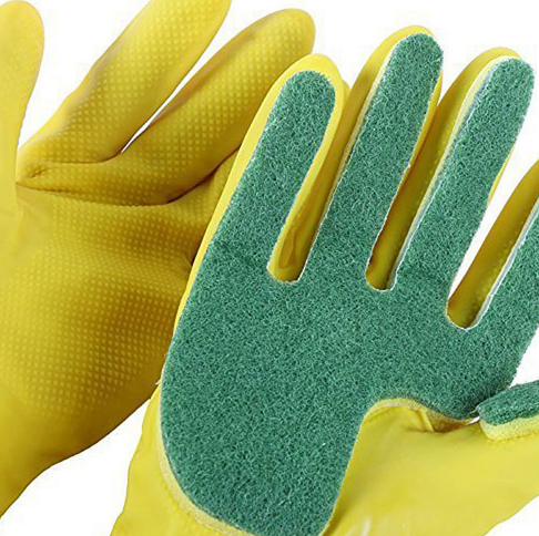 1 Pair Creative Home Washing Cleaning Gloves Garden