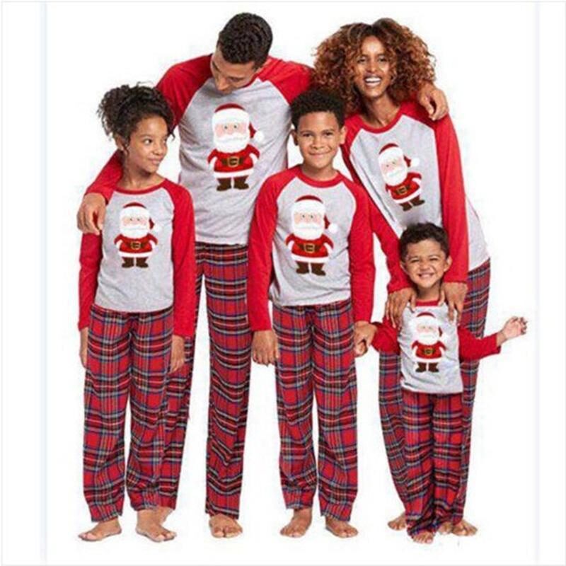 Christmas family parent-child dress home cartoon clothes