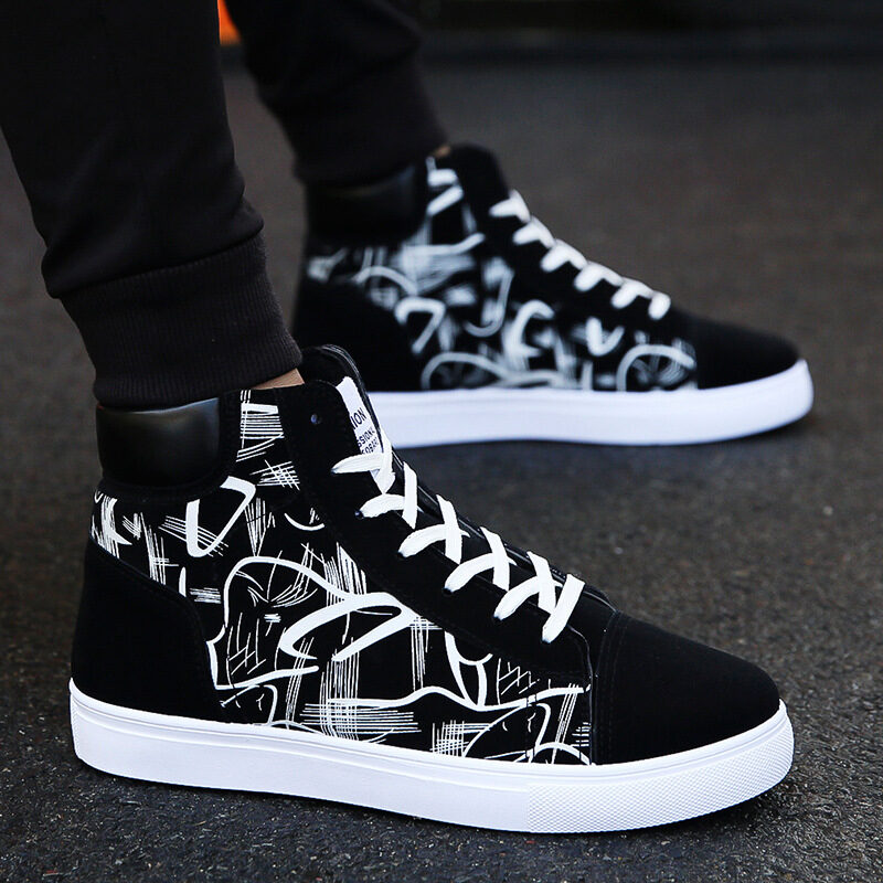 Spring high top shoes Korean Edition men''s