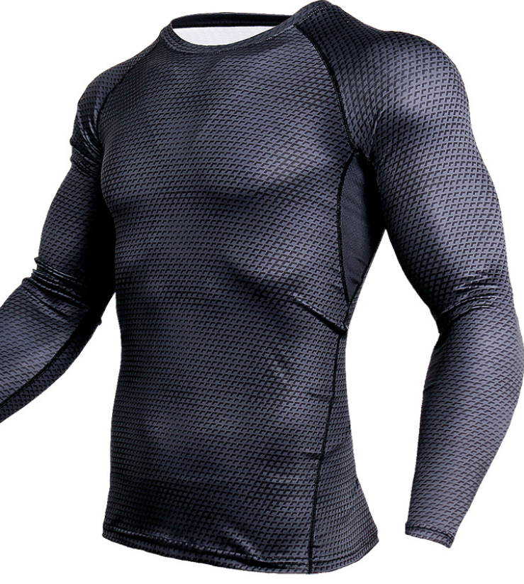 Men Gym Running Shirt Quick Dry Breathable Fitness