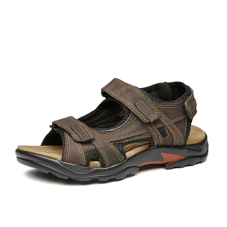 Outdoor Sandals Beach Leather Roman